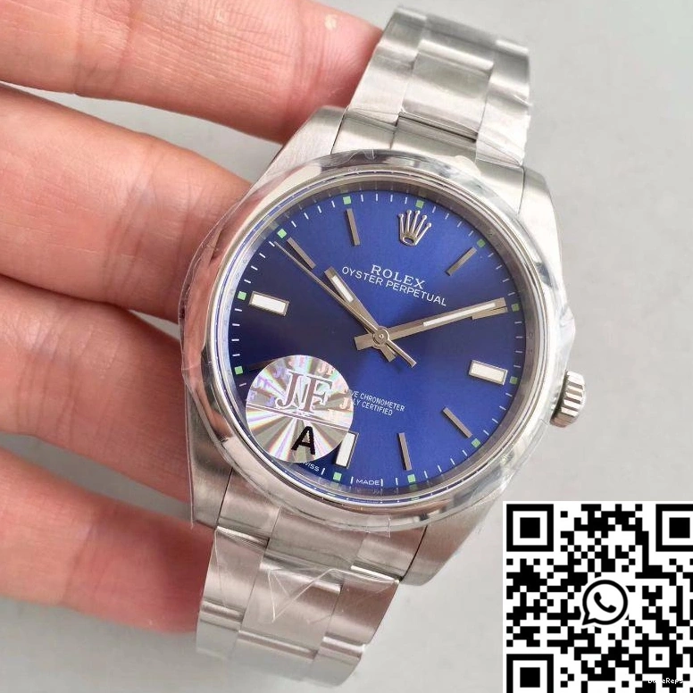 Oyster JF Perpetual Factory 39 Blue Rolex 114300 Dial 0327